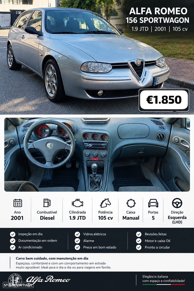 Alfa Romeo 156 Sportwagon 1.9 JTD - 15