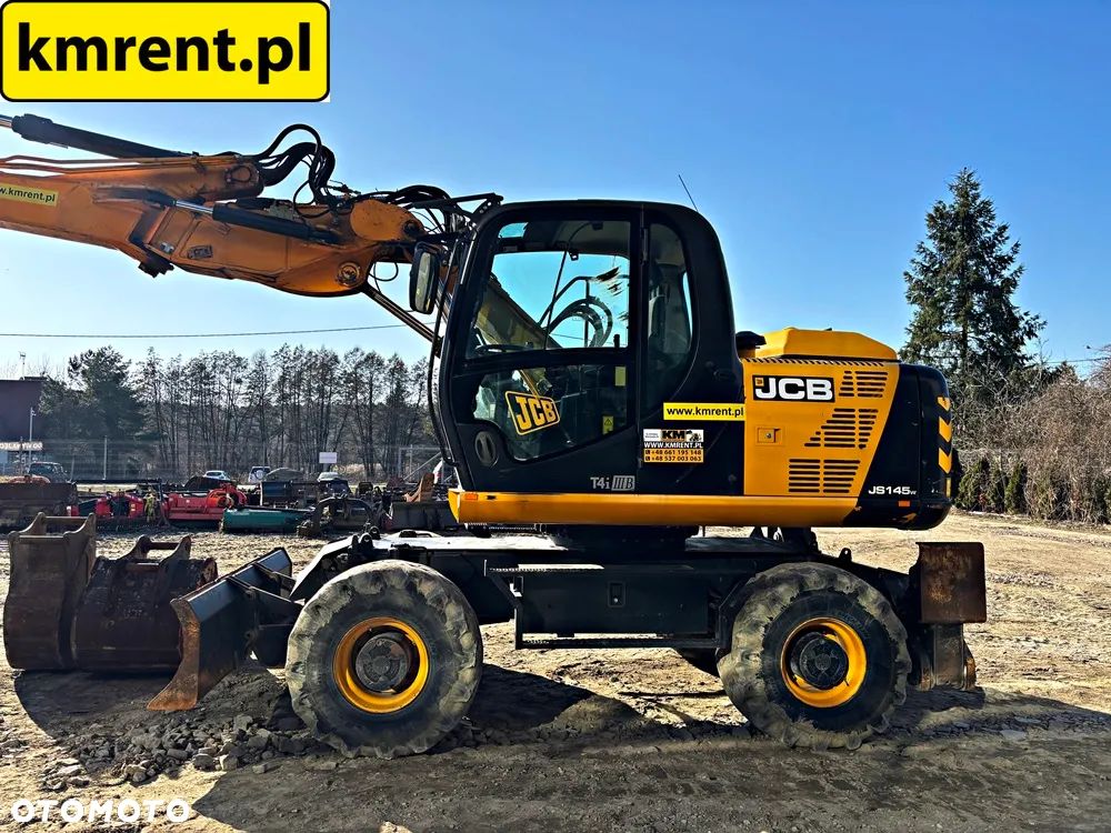 JCB JS 145 WTT4 I KOPARKA KOŁOWA 2016R. | S 130 160 313 315 CAT KOMATSU PW 140 - 21