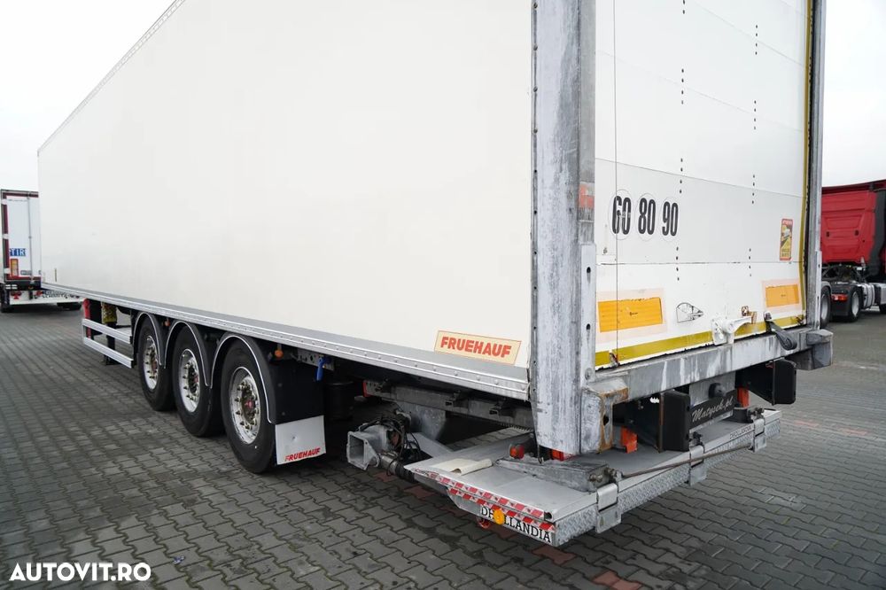 Fruehauf CONTAINER / LOT / OBLOAN RULANT / LIFT DHOLLANDIA / AXĂ SUSPENDATĂ / SAF / PODEA REZISTENTĂ - 11