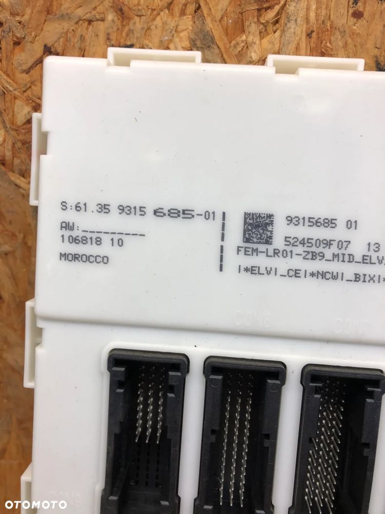 MODUŁ STEROWNIK FEM BMW F30 F31 9315685 - 2