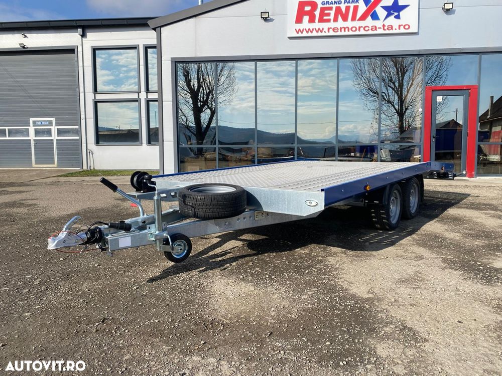 Niewiadow Remorca /Platforma auto 4.5m 2700kg Jupiter plina - 3