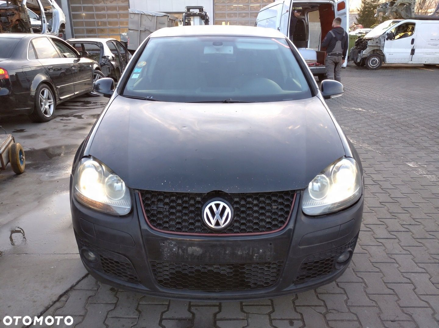 VW GOLF 5 V 1K1 PRZÓD ZDERZAK BŁOTNIK MASKA LC9Z LAMPA PAS CHŁODNICE - 3