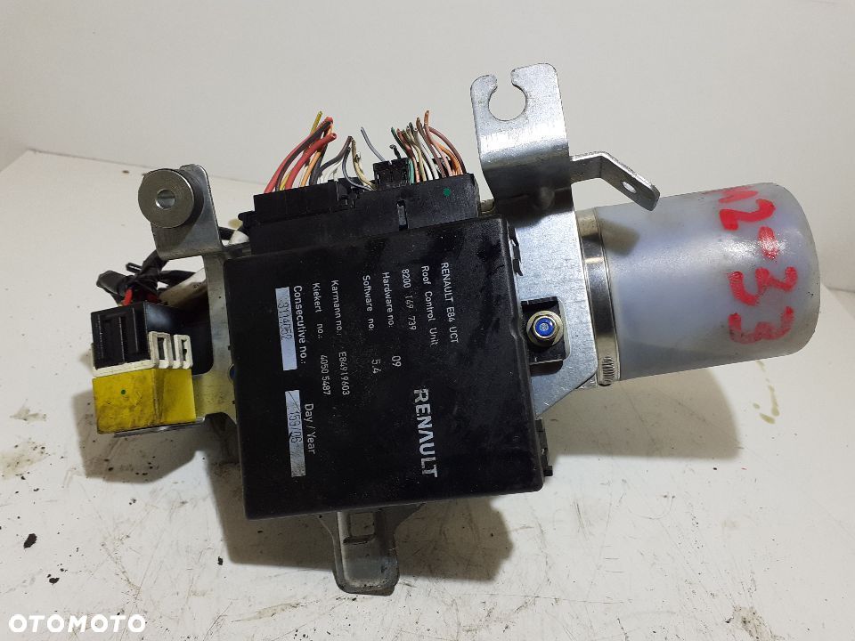 POMPA DACHU STEROWNIK RENAULT MEGANE II CC nr 8200149739 E84919603 - 4