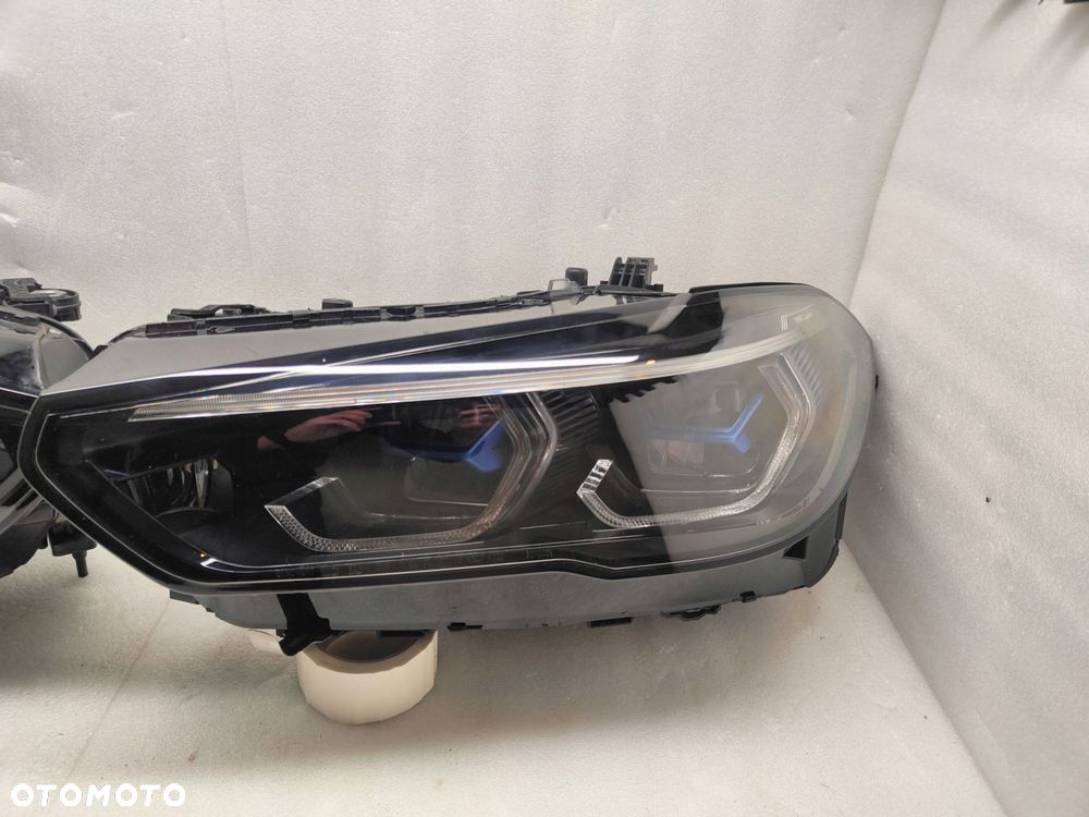 bmw x5 g05 laser ciemny komplet lamp przód 5a279b1, 5a279b2 - 3