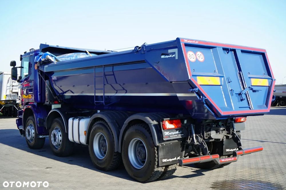 Scania G 490 / 8x4 / WYWROTKA TYLNOZSYPOWA /  HYDROKLAPA / PLANDEKA AUTOMATYCZNA / AUTOMAT / EURO 6 - 10