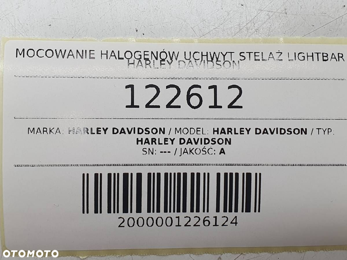MOCOWANIE HALOGENÓW UCHWYT STELAŻ LIGHTBAR HARLEY DAVIDSON - 5