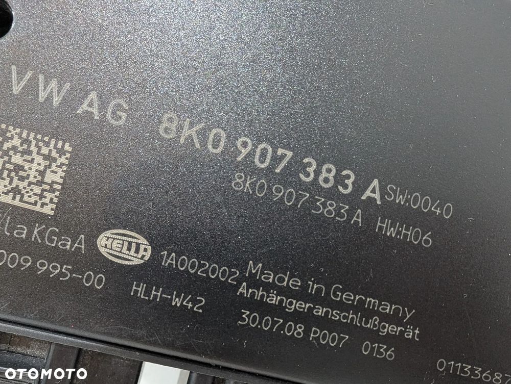 AUDI A4 B8 MODUŁ STEROWNIK HAKA 8K0907383A - 5