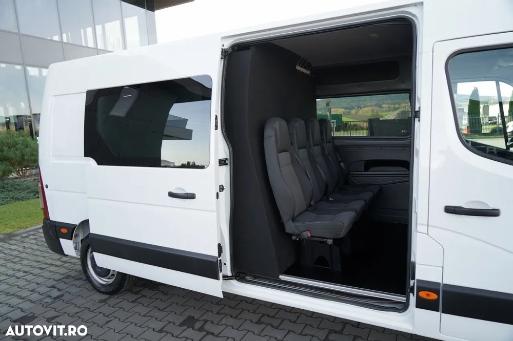 Renault MASTER / TABLĂ / FUGOANĂ / CABINĂ MIXĂ 7 LOCURI / CAROSERIE / RAFTURI - 20