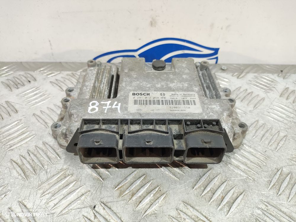 Centralina Motor Original Bosch Renault 2.5 DCI 115cv G9U754 0281012058 8200311550 - 2