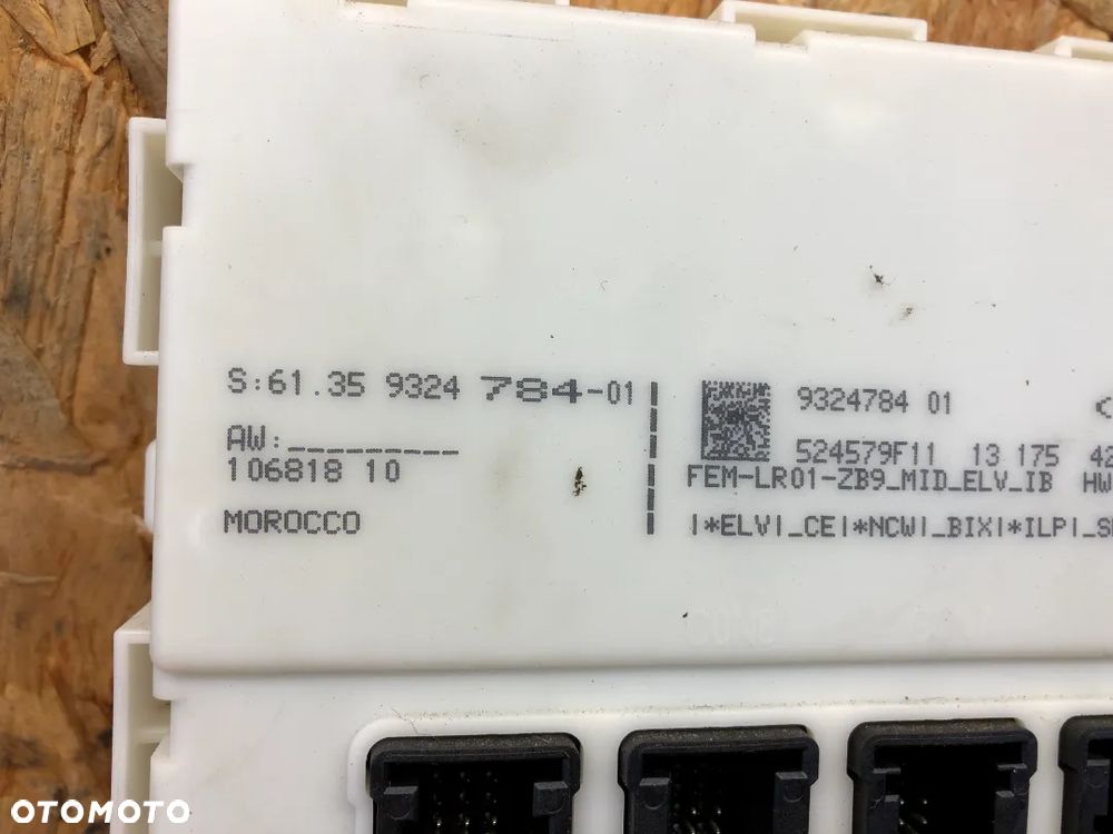 BMW F20 F21 F30 F31 MODUŁ STEROWNIK FEM 9324784 - 2