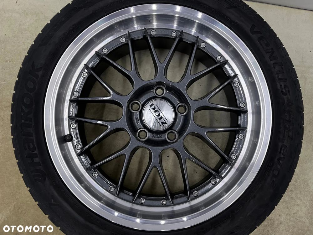 Felgi aluminiowe VW 7,5jx17 ET? 5x112 DOTZ REVVO DARK felgi r17 cali polerowany rant KOMPLET z opona - 18