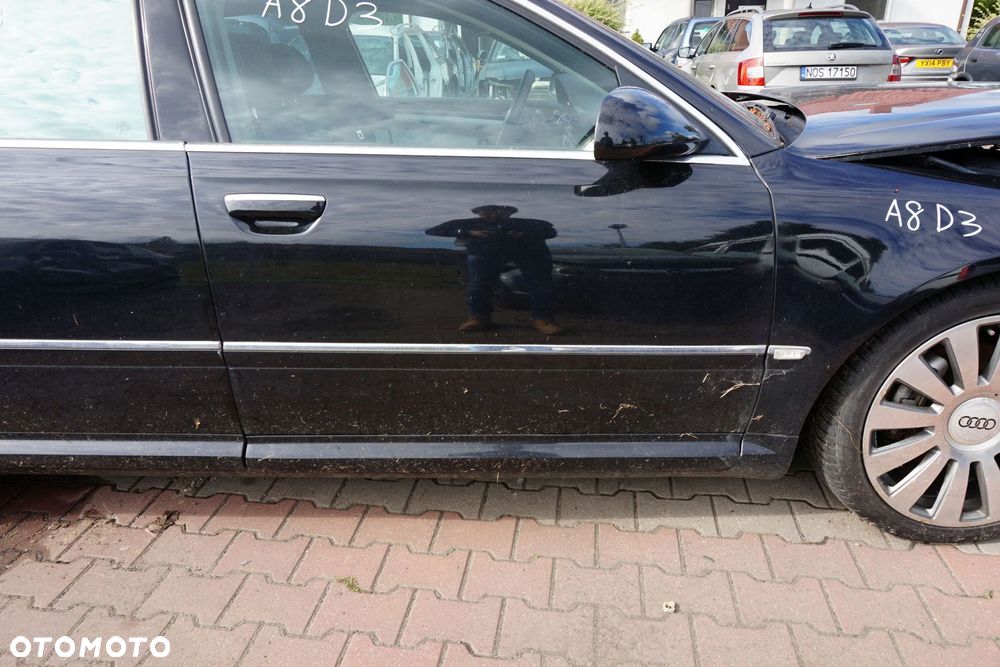 DRZWI PRZEDNIE PRAWE A8 II D3 4E2 LIFT   CZARNY AUDI 2005-2010 - 3