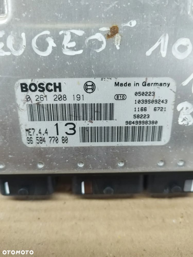 KOMPUTER SILNIKA PEUGEOT 1007 9658477080 1.6 STEROWNIK SILNIKA - 3