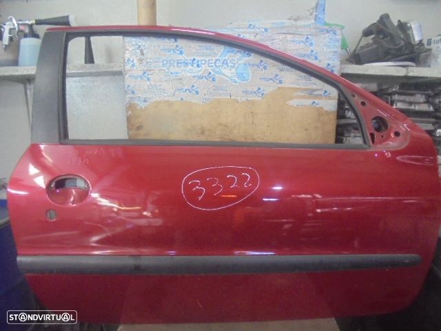 Porta POR3322 PEUGEOT 206 1999 1.9D 69CV 3P VERMELHO FD - 1