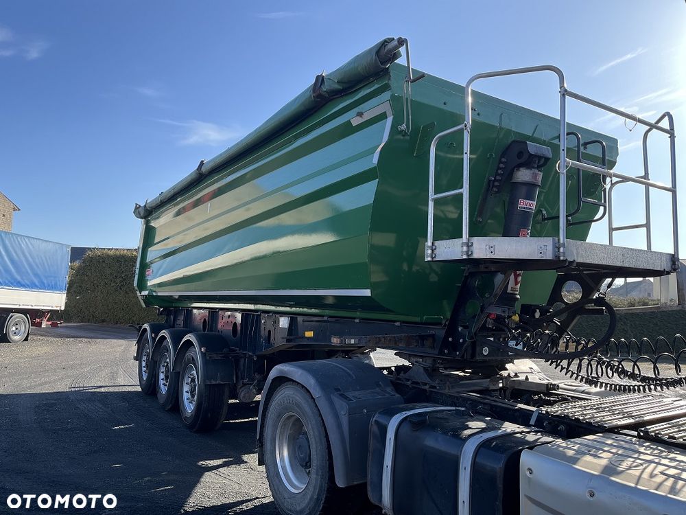 Langendorf SK stalowa 28m3 Hardox pauje do 4x4 rynna 2018 naczepa wywrotka stal z NIEMIEC - 5