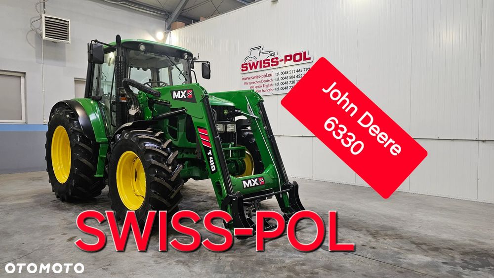 John Deere 6330 Standart Tur MX Transport Pierwsze Opony jak 6530 Massey Fendt Arion 6420 Premium 6230 SE - 1