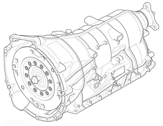 BMW Skrzynia biegów 6HP28Z 7590342 E90 LCI E91 LCI E92 LCI E92 LCI 330xd N57 - 1