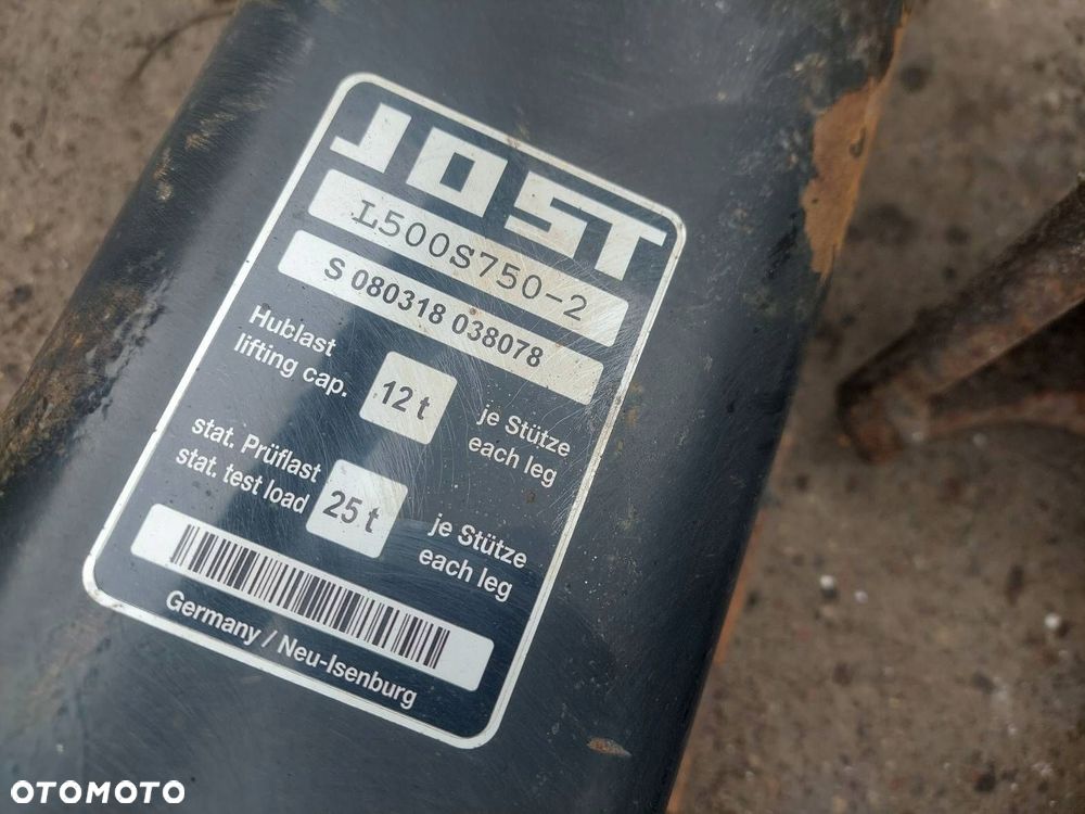 Łapy Stopy Nogi naczepy JOST L500S750-2 - 3