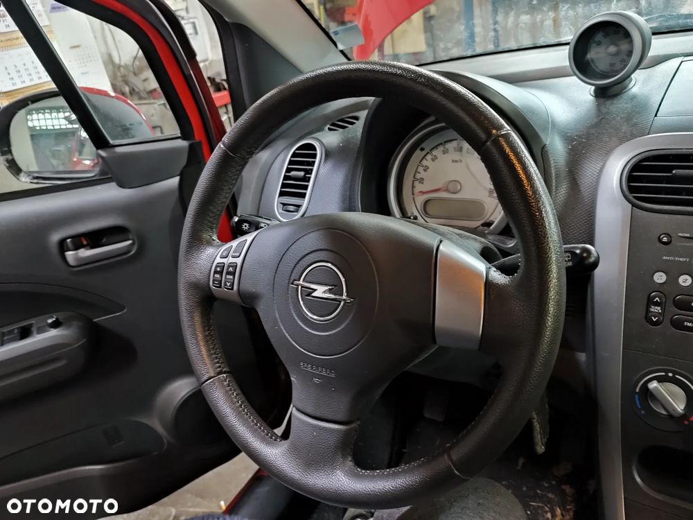 Opel Agila skórzana kierownica ładna - 1