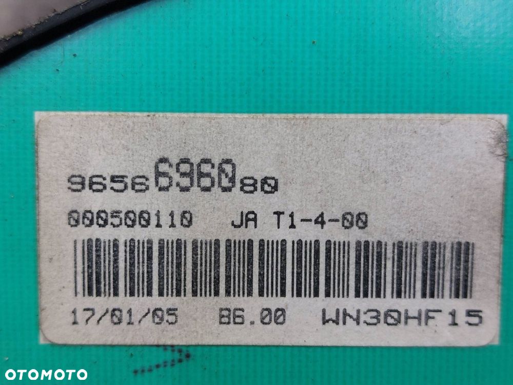 LICZNIK ZEGARY CITROEN BERLINGO I PARTNER I 1.9 D 9656696080 - 4