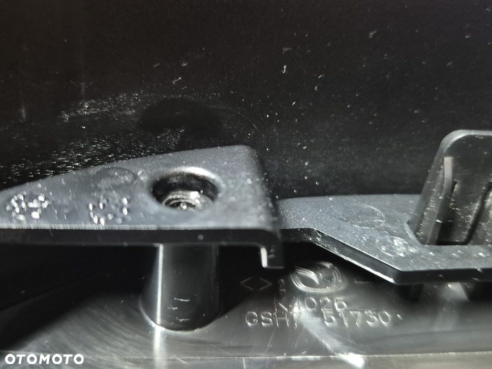 MAZDA 6 2018 2026 Emblemat przedni Znaczek przód pod radar z podstawką wspornikiem GSH751730 GSH750716 - 5