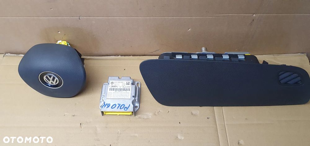 Zaślepka konsoli poduszki sensor AIRBAG zestaw naprawczy VW Polo V 6R - 2