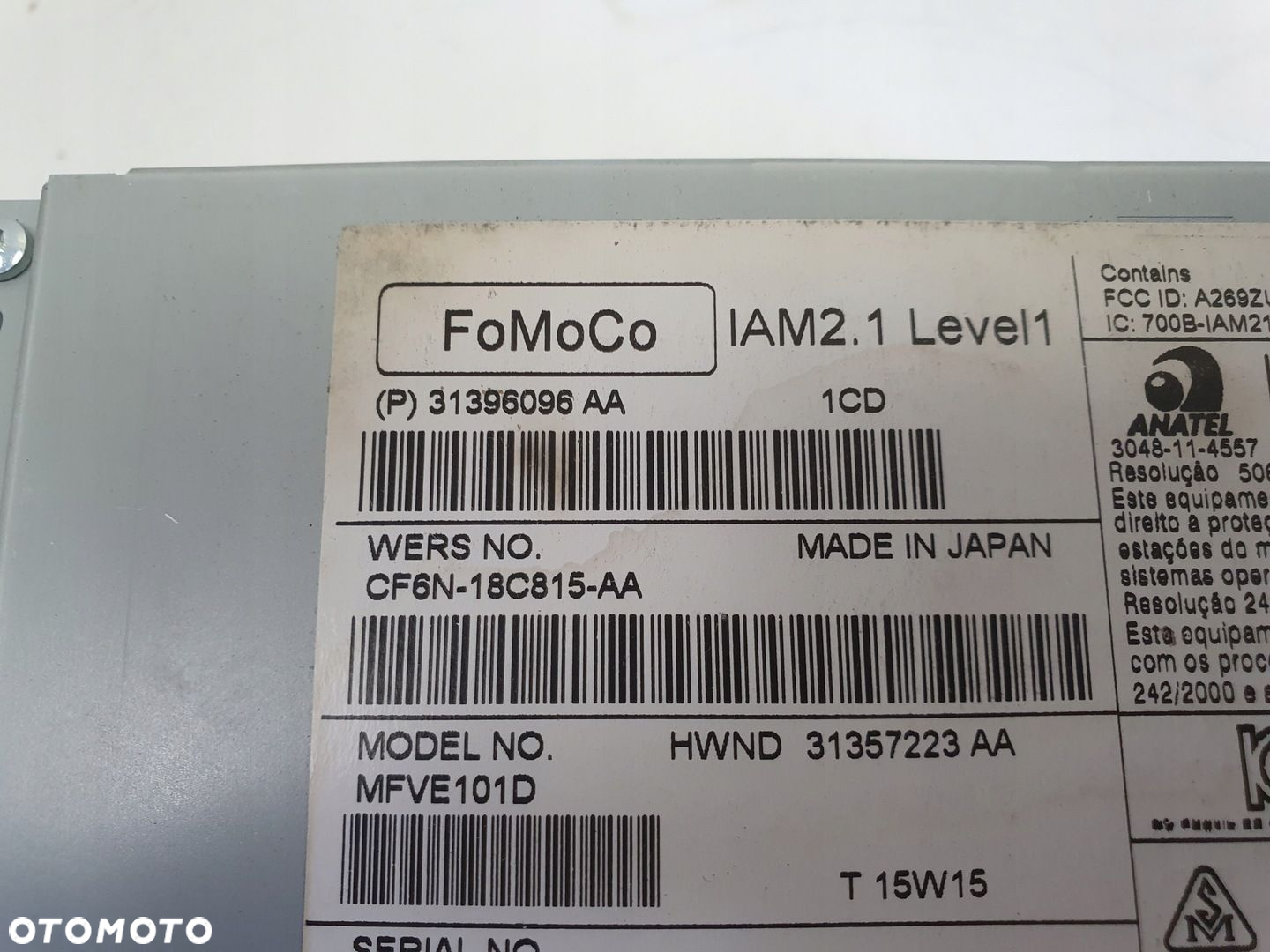 Volvo VOLVO V60 I S60 II V40 II CZYTNIK NAWIGACJI Radio 31396096 31396096AA - 4