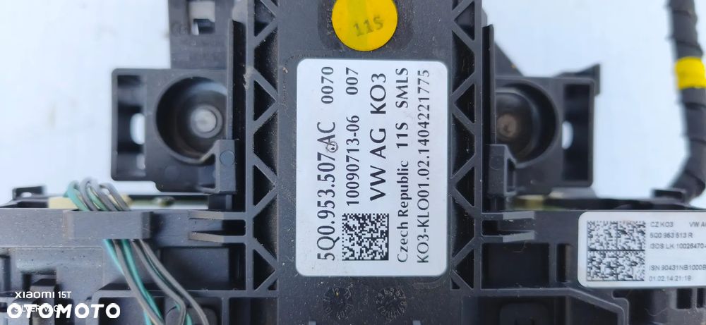 Przełącznik zespolony Skoda Octavia III stacyjka Manetki Golf Seat - 6