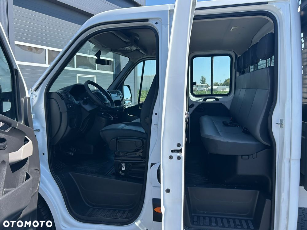 Renault Master 2.3 DCI 130KM DOKA Brygadówka 7 OSÓB DŁUGA SKRZYNIA **Klima**2018R**DOKA**Dubel kabina**Super stan** - 11