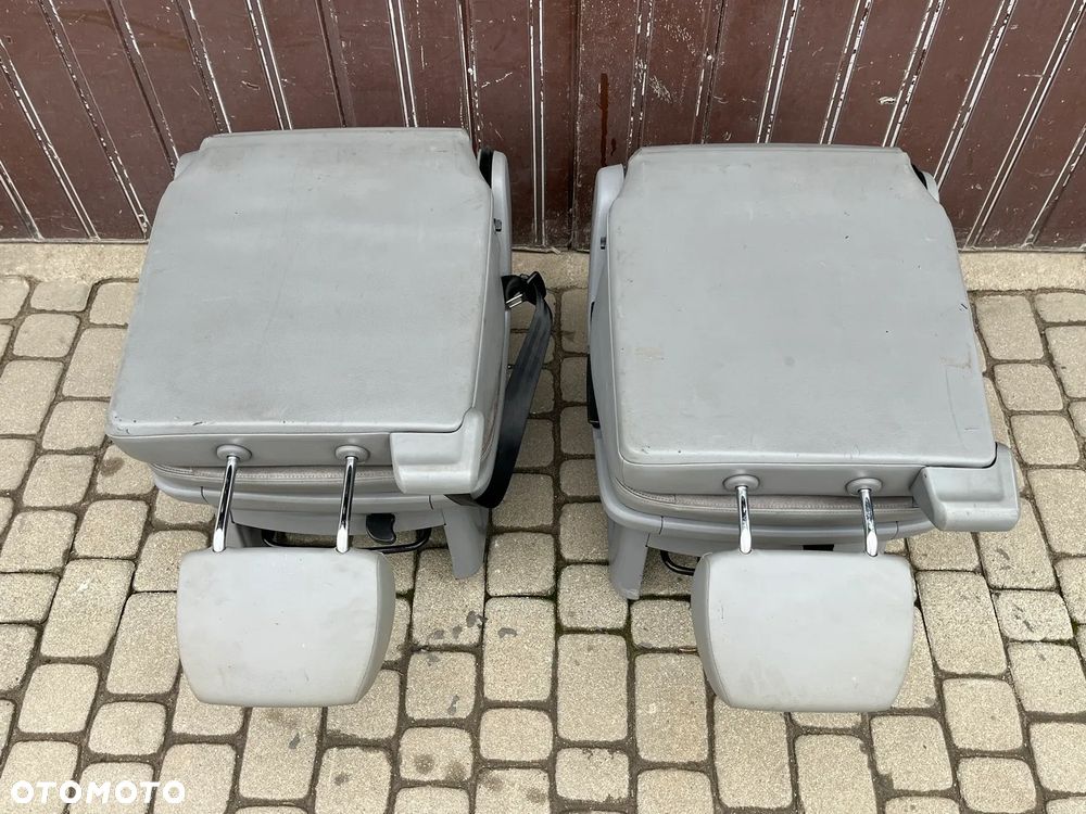 FOTEL OBROTOWY KAPITAŃSKI TYŁ TYLNY DRUGI RZĄD 2 ALCANTARA VW T5 LIFT T6 CALIFORNIA CAMPER MULTIVAN EU - 5
