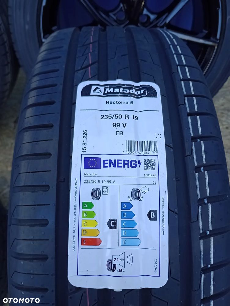 KOŁA LETNIE ALUMINIOWE KIA SPORTAGE R19 235/50 R19 99V MATADOR HECTORRA 5 0325ROK + CZUJNIKI TPMS  5X114 ET40 8J R19 - 12