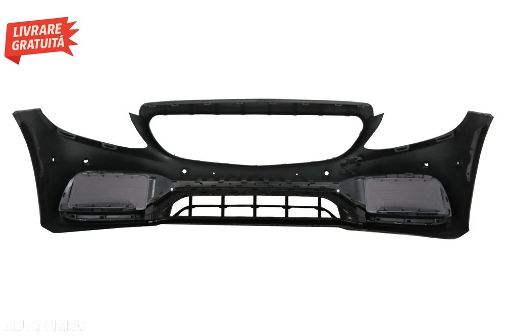 Bara Fata cu Difuzor Spate si Ornamente evacuare Mercedes C-Class A205 Cabrio C205- livrare gratuita - 5