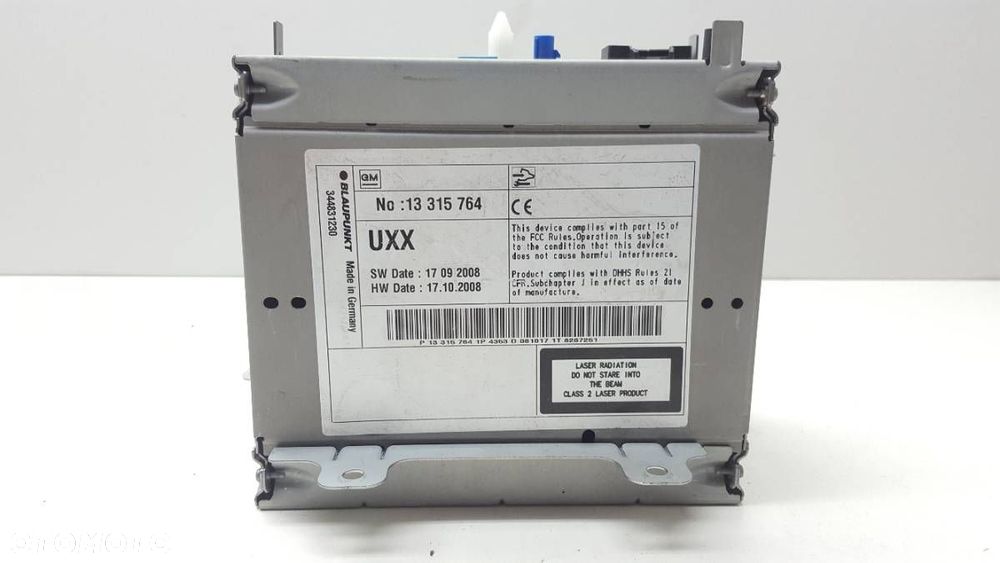 RADIO OPEL INSIGNIA A 2009 13315764 EUROPA - 3