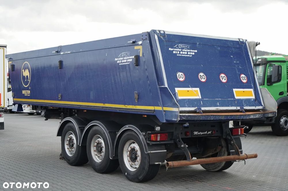 Wielton WYWROTKA / 24 M3 /  ALUMINIOWA / OŚ PODNOSZONA / OSIE SAF / PO KONTRAKCIE SERWISOWYM - 4