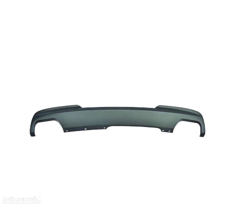 DIFUSOR TRASEIRO BMW F10 F11 10-17 DUPLA SAIDA LOOK M - 1