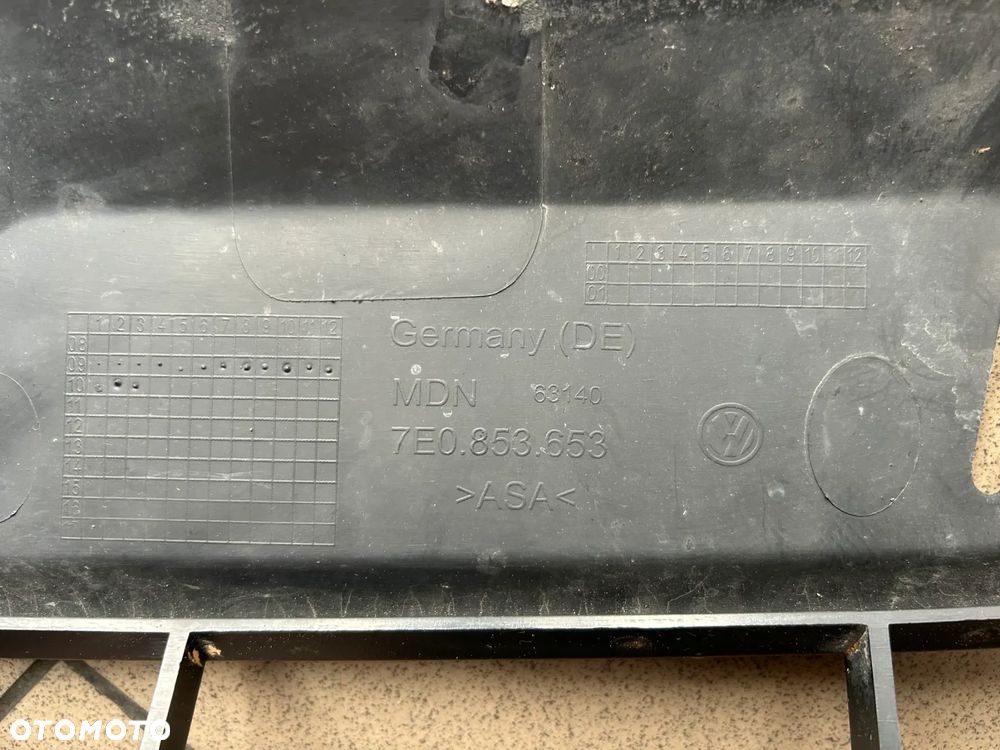 ATRAPA GRILL ZDERZAKA PRZÓD 7E0853653 VW TRANSPORTER T5 LIFT - 9