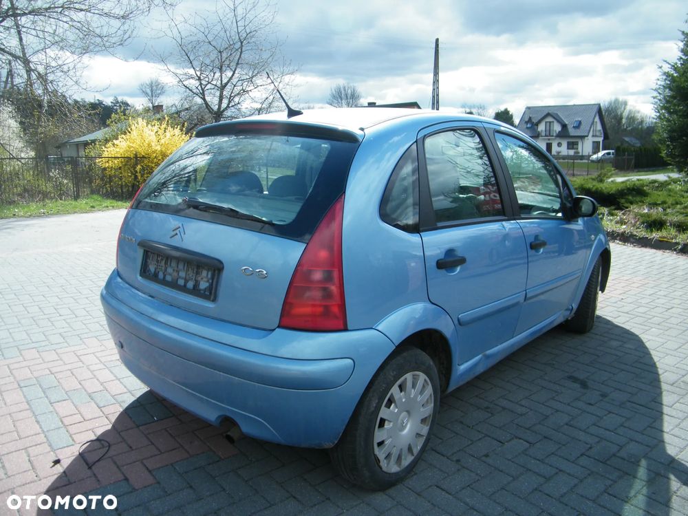 Citroen C3 (02-05r.)1.4 B 16V 88KM silnik KFU skrzynia 20CP56 lakier KMYB. Cały na części - 4