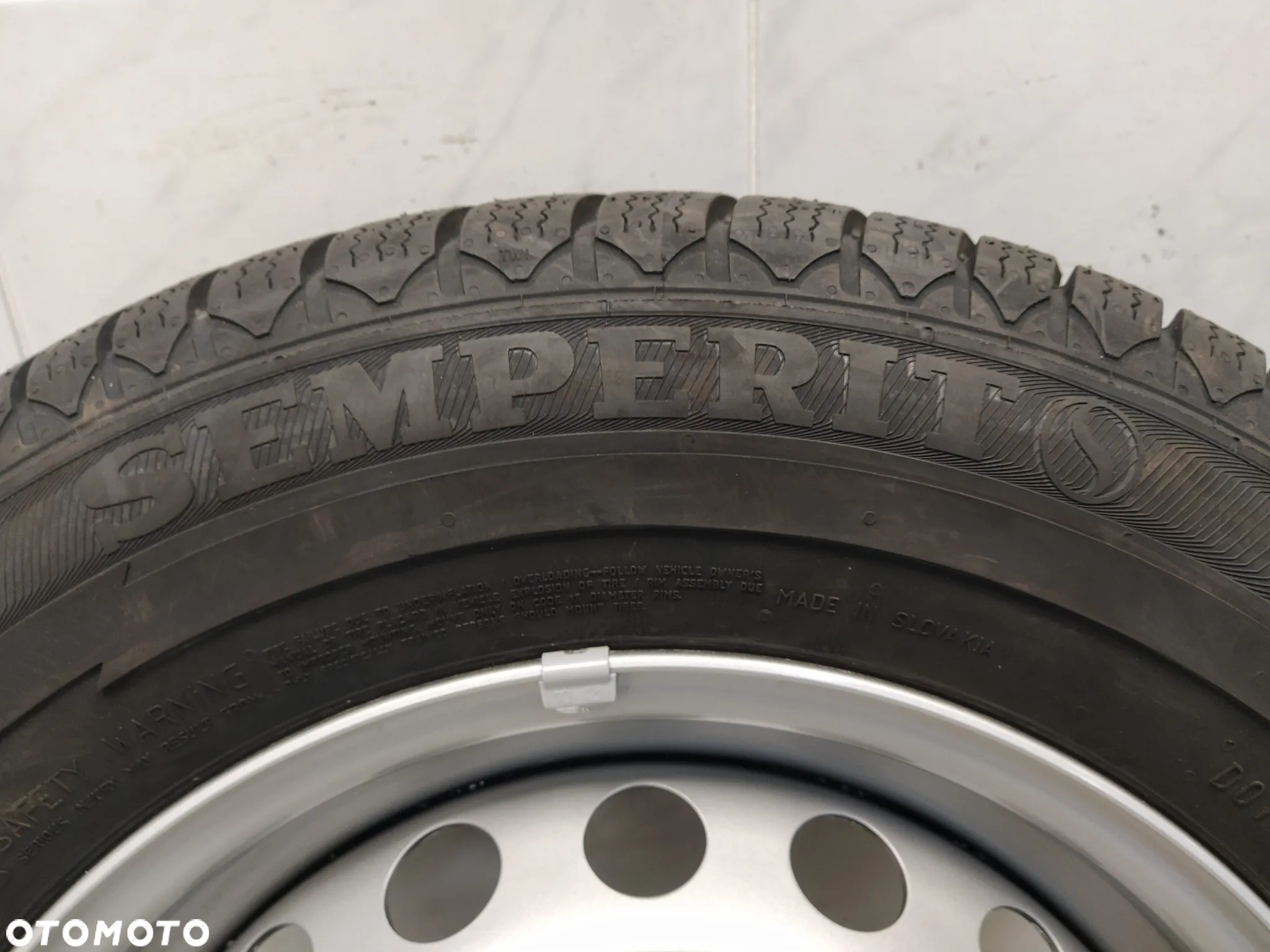 FORD TRANSIT CUSTOM 6,5x15 ORYGINALNE FELGI STALOWE R15 ET60 5X160 OPONY SEMPERIT 215/65 KOŁA ZIMA BIEŻNIK ok 10.5mm - 11