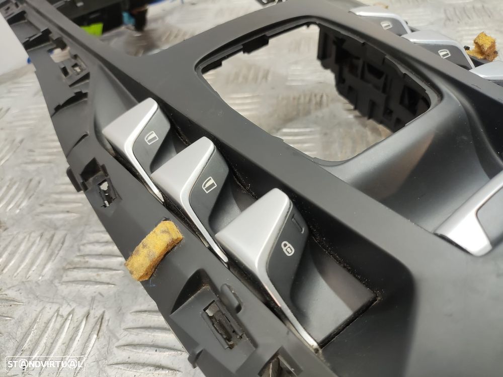 Consola Central Original Citroen DS5 Com Comutador Abertura De Vidros Travão Elétrico Cinzeiro - 9