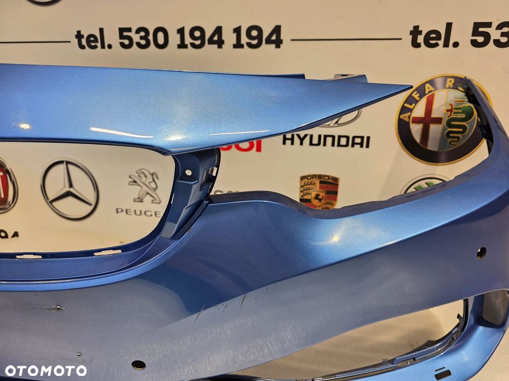 BMW 4 F32 / F33 / F36 LIFT LUXURY SPORT ZDERZAK PRZEDNI PRZÓD NA 4xPDC KOLOR ESTORILBLAU NIEBIESKI METALIK NR 51117294651 / 7294651 NR AUKCJI NZ2079 - 13