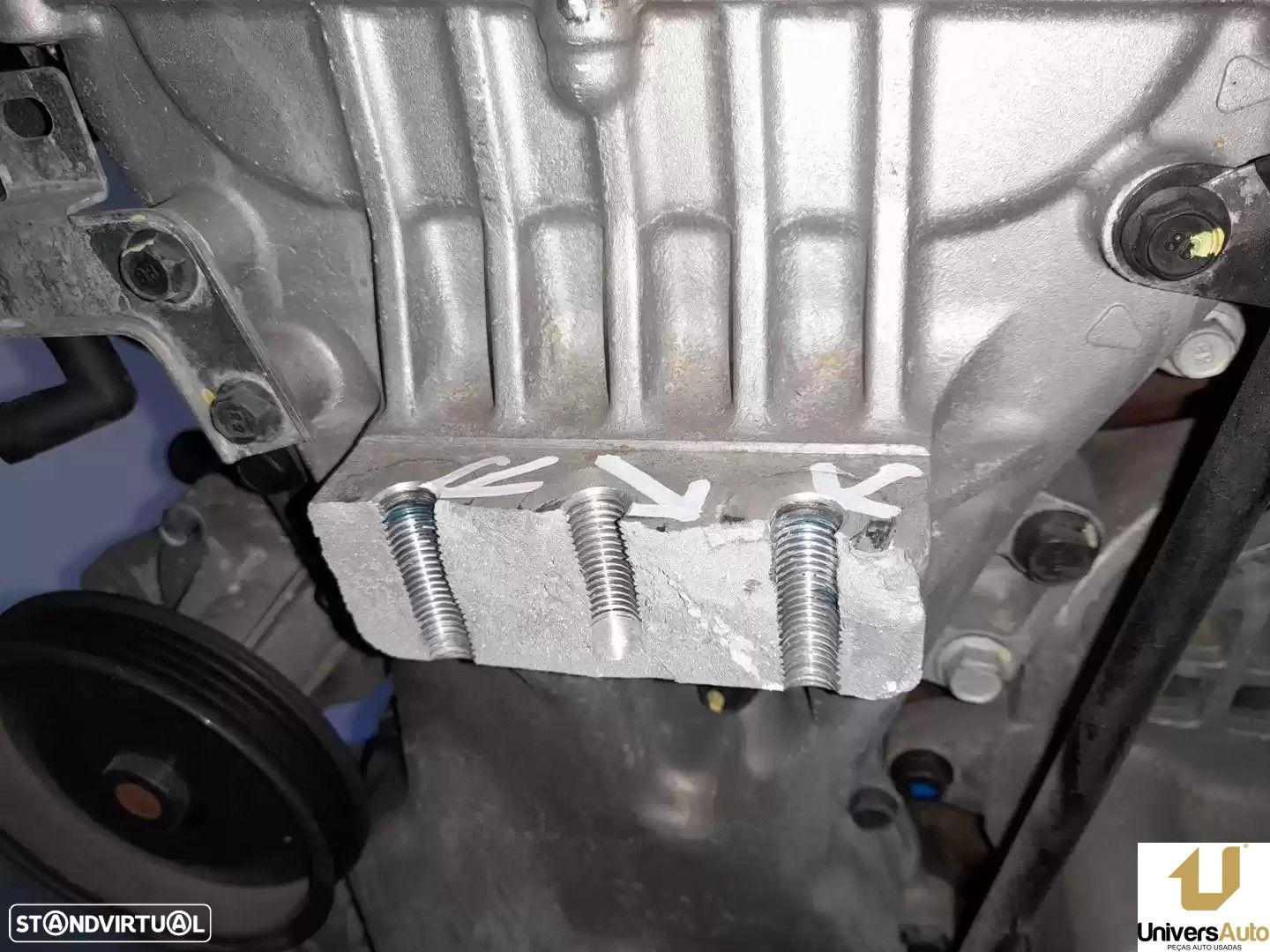 MOTOR COMPLETO CHEVROLET AVEO / KALOS FASTBACK 2009 -B12D1 - 2