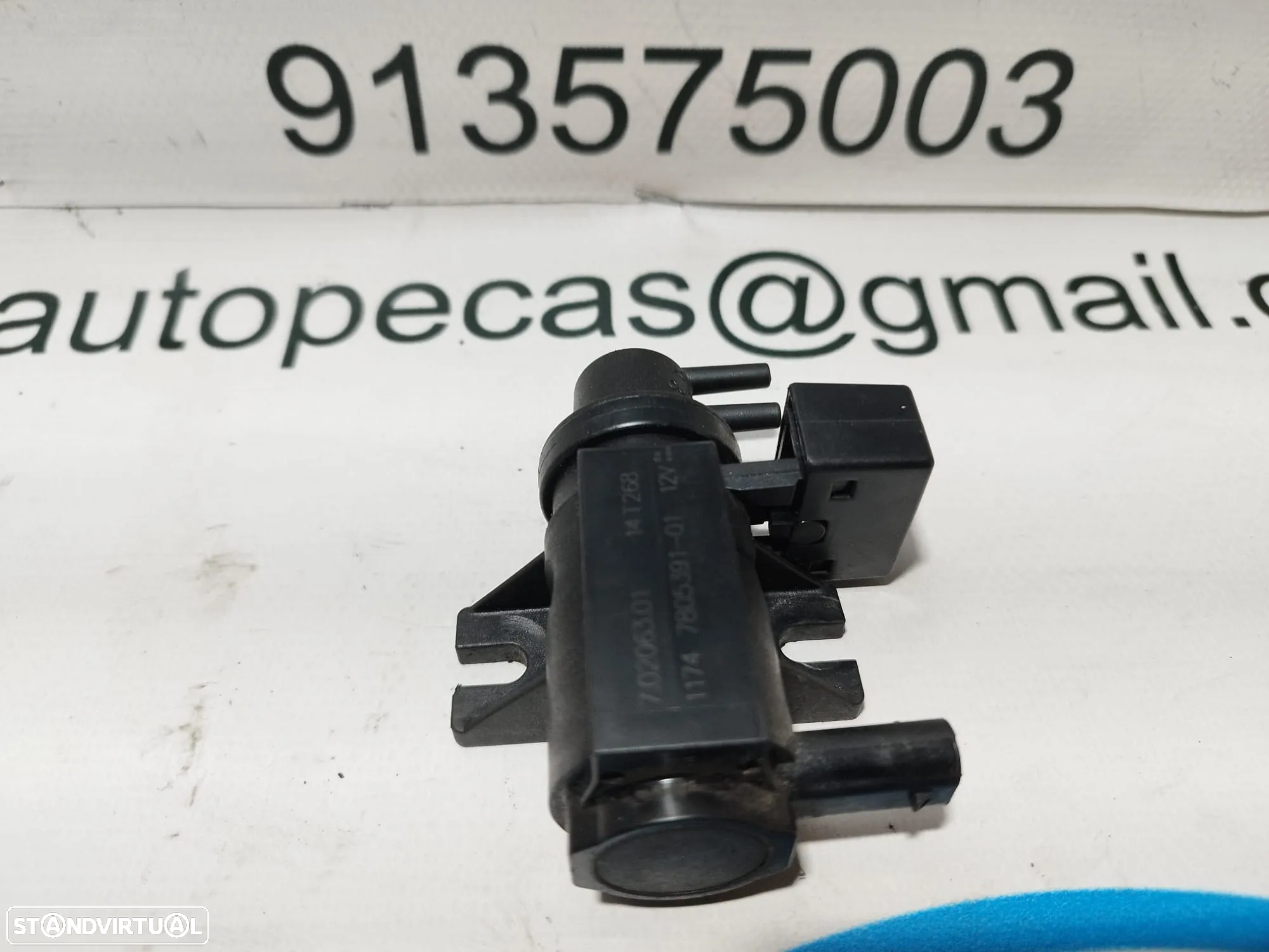 TRANSMISSOR DE PRESSÃO EGR CONTROLO DE GASES DE ESCAPE 70206301  BMW SERIE 1 E81 E87 2.0D 177CV N47 - 5