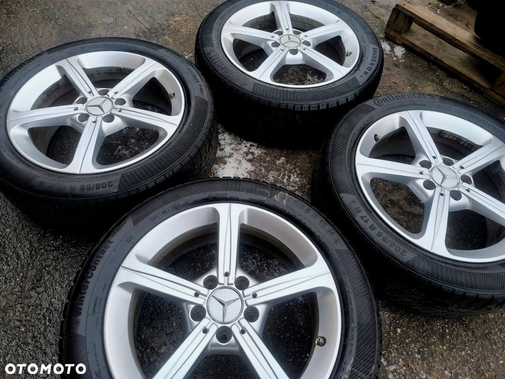 5x112 Felgi Aluminiowe Alufelgi 17 Mercedes Koła Zimowe Zima A KLASA W177 W176 B W246 W247 C W204 CLA W117 W118 GLB X247 GLA H247 MARCO POLO W447 V VITO W639 Legnica ALU-RAD 7mm 205/55 TPMS - 4