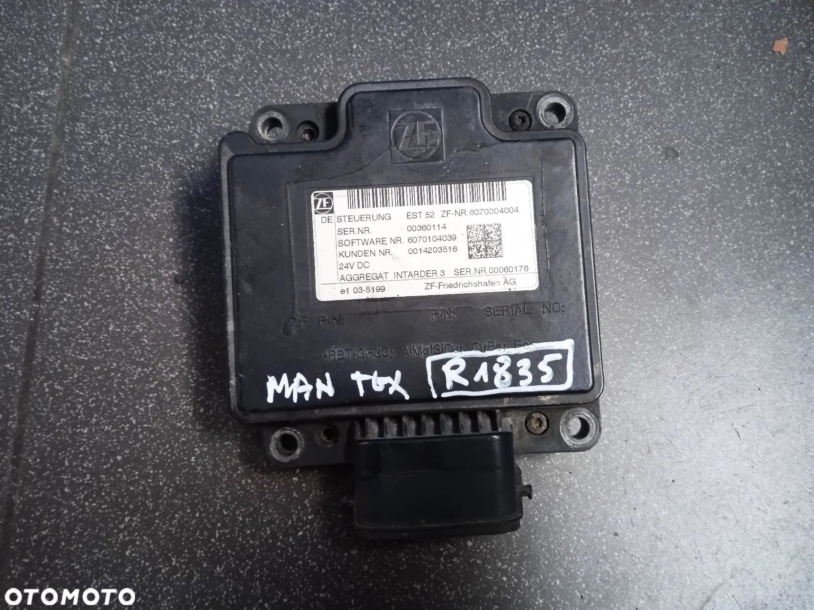 Sterownik skrzyni biegów ZF EST52	Man TGX 26.440 Euro 6 6070004004 - 1