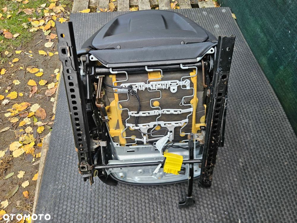 Fotel Kierowcy Siedzenie Welur Czarny Zagłówek BMW 3 E90 E91 2009r Lift LCI - 28