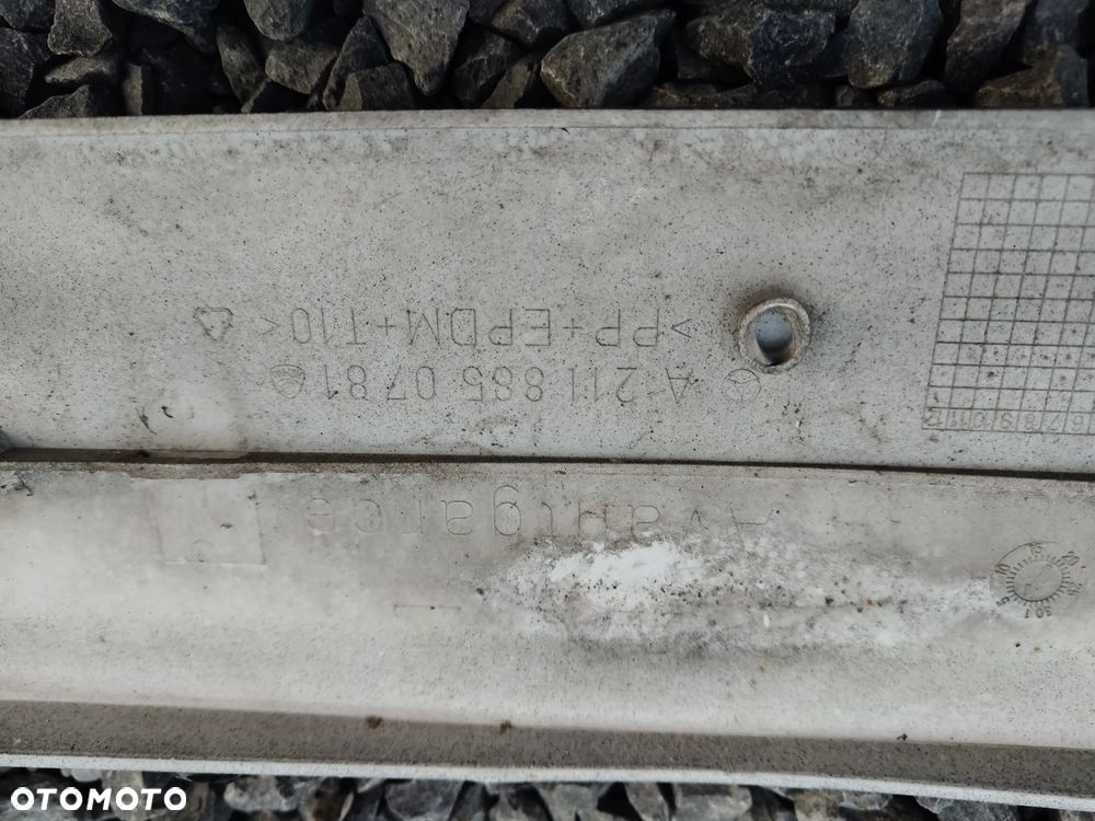 MERCEDES W211 02-06 Ramka pod Tablice Rejestracyjną Zderzaka Zderzak - 15