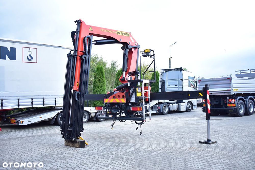 MAN TGS 33.480 6x6 BB Wywrotka 3 Stronna Meiller-Kipper + Palfinger PK 22002 EH/ 5 i 6 Funkcja/ Pilot/Czołownica/ Akcja zima/ Pod odśnieżanie/ Winterdienst/Kran/ Crane/ HDS / Sprowadzony ! - 32