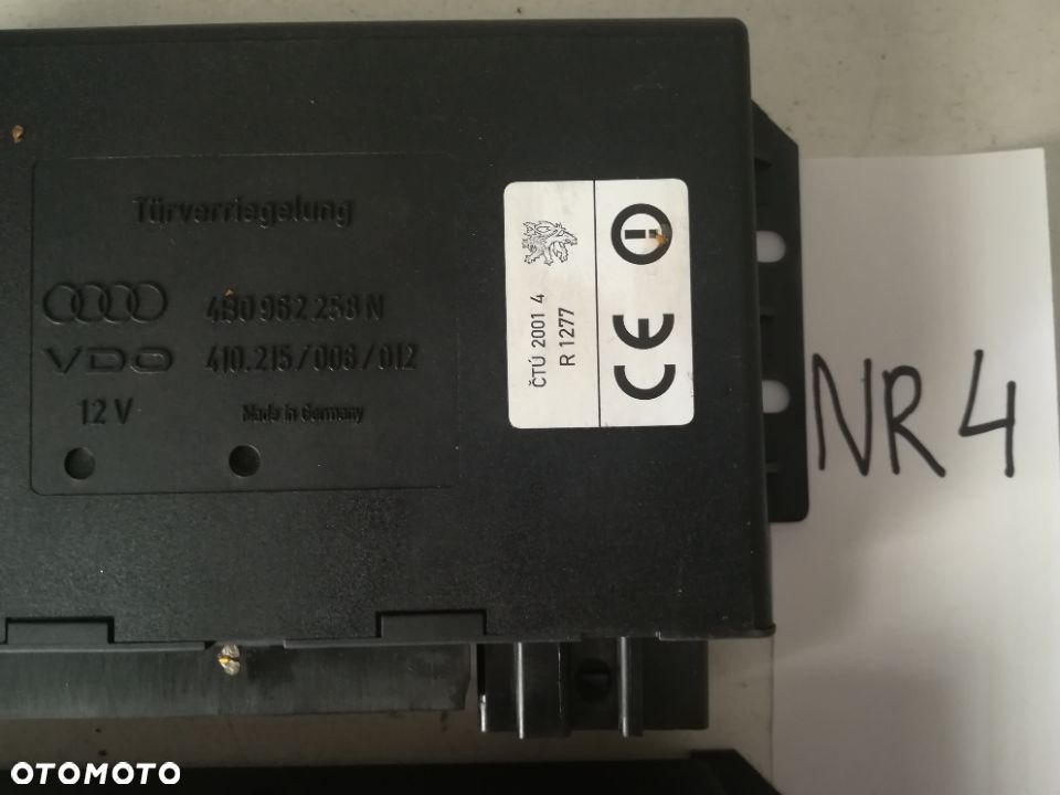 MODUŁ STEROWNIK KOMFORTU AUDI 4B0962258D - 5