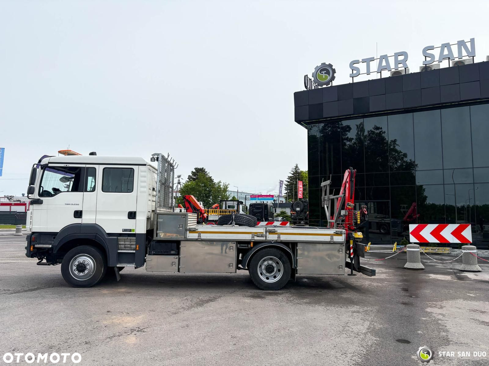 MAN TGM 13.290 4x4 BI FASSI F40B22 Żuraw Wciągarka DOKA - 7