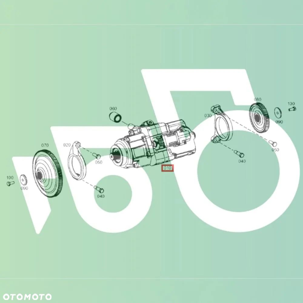 Silnik hydrauliczny 2693010000 Linde HPV Skrzynia ZF S-Matic Claas Axion 850 - 10
